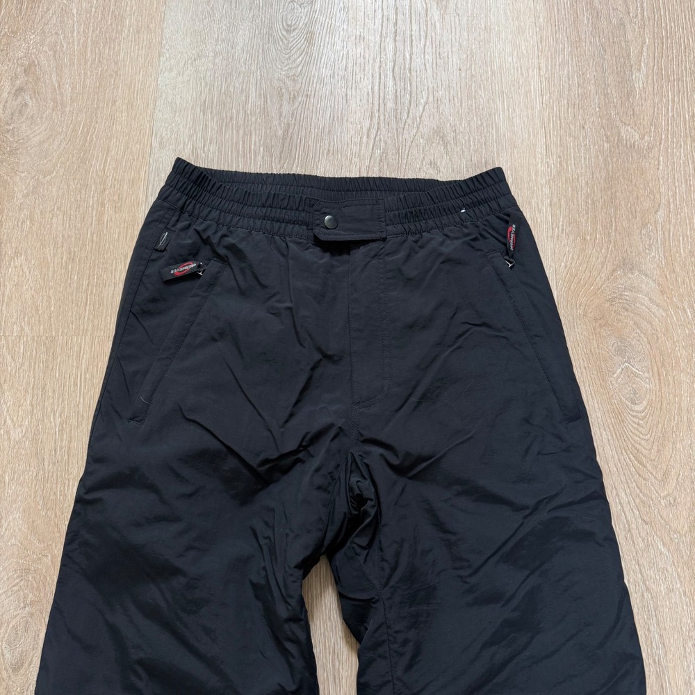 VTG Obermeyer Snowboard Pants Mens Small Short Black Insulated Ski Trousers - Picture 2 of 9